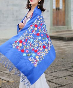 khăn choàng thêu